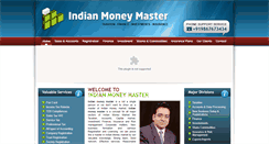 Desktop Screenshot of indianmoneymaster.com